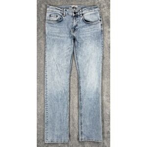 Tecovas Slim Jeans Men 33x32 Light Blue Denim Stretch Western Cowboy Ranch Rodeo